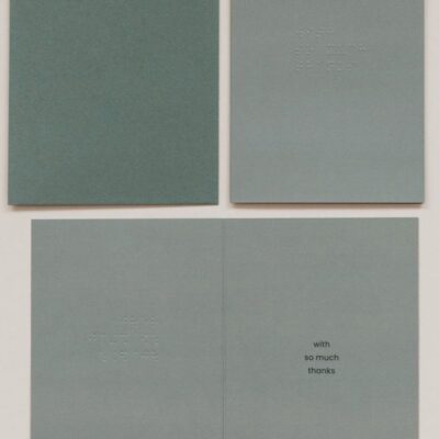 Thank you Quote Card in Braille